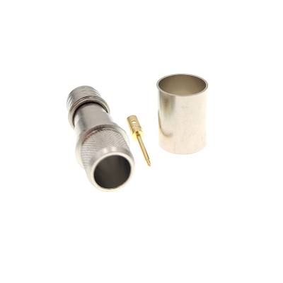 ВЧ-разъём QMA-male обжимной под кабель 8D-FB, RG-213, RG-165, LMR-400, 7D-FB Q-111/8D