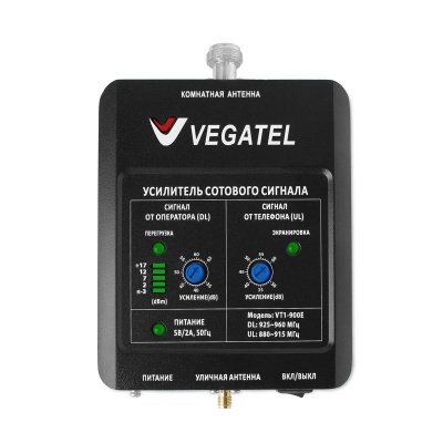 Комплект репитера Vegatel VT1-900E-kit (LED)