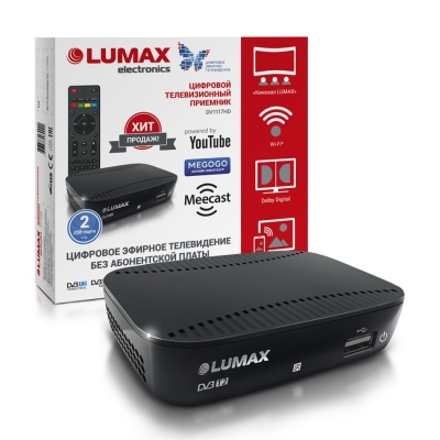 Цифровая приставка Lumax DV1117HD DVB-C/T2 Цифровая приставка Lumax DV1117HD DVB-C/T2