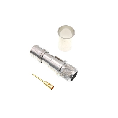 ВЧ-разъём QMA-male обжимной под кабель 8D-FB, RG-213, RG-165, LMR-400, 7D-FB Q-111/8D