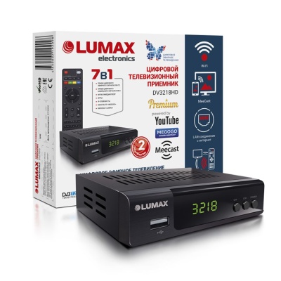 Цифровая приставка Lumax DV3218HD DVB-C/T2 Цифровая приставка Lumax DV3218HD DVB-C/T2