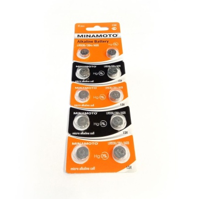 Батарейка Minamoto AG9/LR936/394, 1.5В, упаковка 10шт Батарейка Minamoto AG9/LR936/394, 1.5В, упаковка 10шт