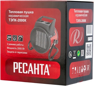 Электрическая тепловая пушка РЕСАНТА ТЭПК-2000К Электрическая тепловая пушка РЕСАНТА ТЭПК-2000К