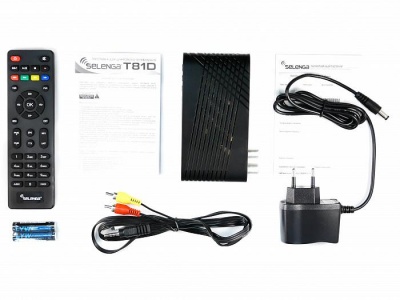 Цифровая приставка Selenga T81D DVB-C/T2 Цифровая приставка Selenga T81D DVB-C/T2
